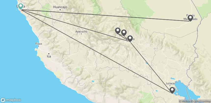 Circuit Sur la trace des Incas : de la Vallée Sacrée aux profondeurs de l'Amazonie lima Perou