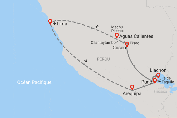 Circuit Trésors du Pérou lima Perou