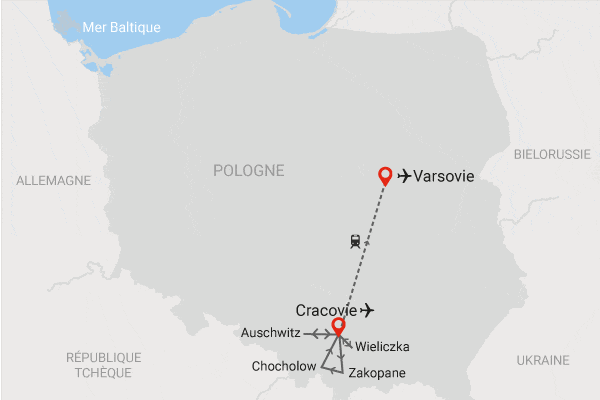 Circuit Trésors de Pologne varsovie Pologne