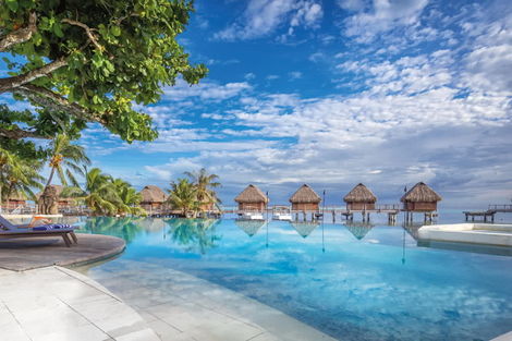 Manava Beach Moorea : piscine