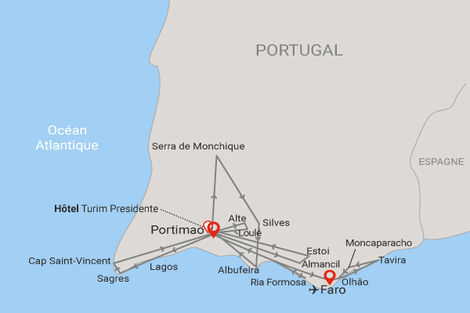 Carte itinéraire