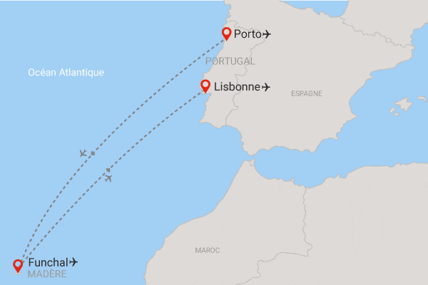 Circuit Le Portugal en 3 étapes porto Portugal