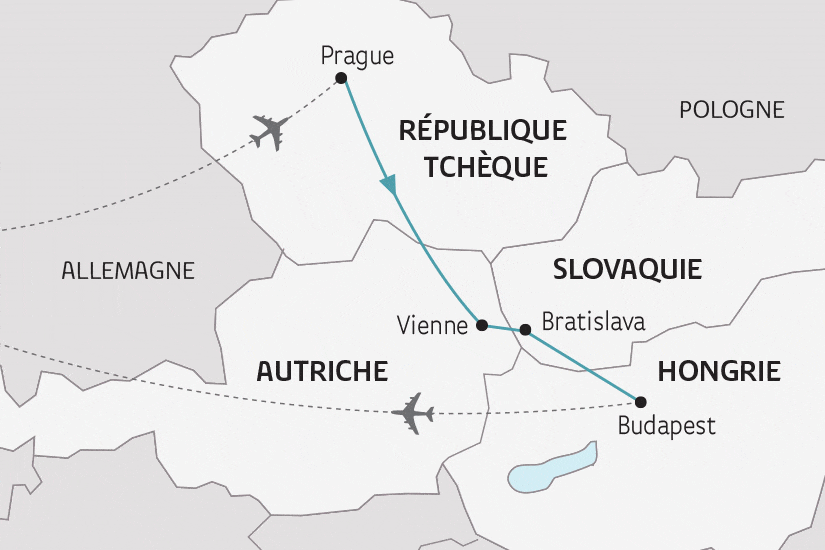 Circuit L'Empire Austro-Hongrois prague Republique Tcheque