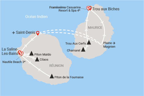 Carte itinéraire