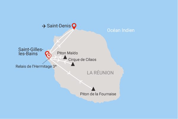 Circuit Intense Réunion, logement au Relais de l'Hermitage saint_gilles_les_bains Reunion