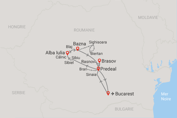 Circuit Trésors de Transylvanie bucarest Roumanie