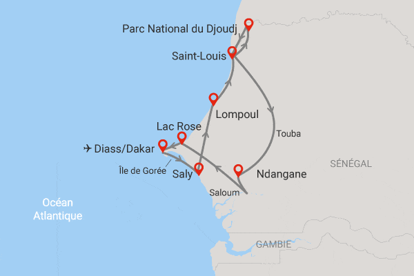 Circuit Coralia Au coeur du Sénégal dakar Senegal