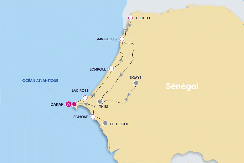 Circuit Le Sénégal Authentique dakar Senegal