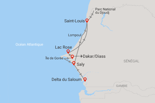 Circuit Mythes & charmes du Sénégal en privatif dakar Senegal