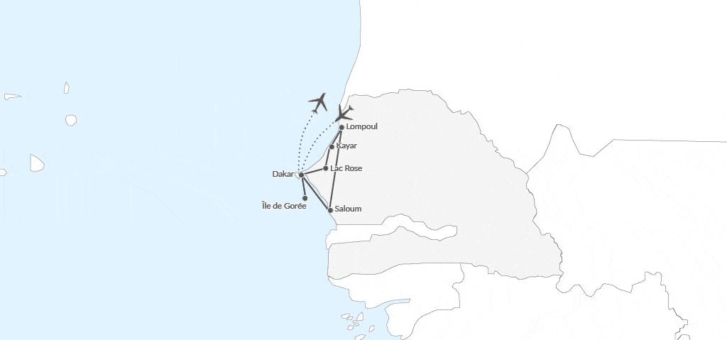 Circuit Sénégal Authentique dakar Senegal