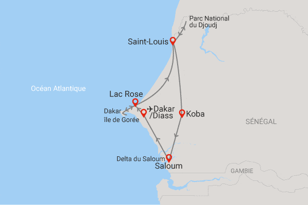 Circuit Trésors du Sénégal dakar Senegal