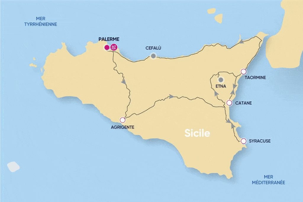 Autotour L'Essentiel de la Sicile palerme Sicile et Italie du Sud