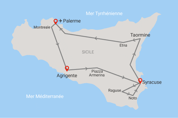 Autotour Romantique & Design palerme Sicile et Italie du Sud