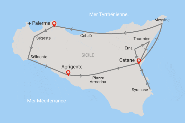 Circuit Trésors de Sicile palerme Sicile et Italie du Sud