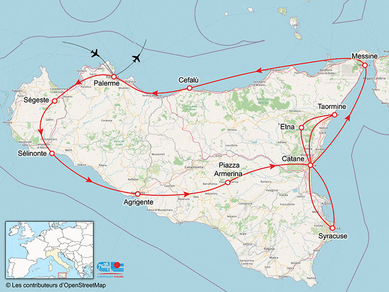 Circuit L'essentiel de la Sicile palerme Sicile et Italie du Sud