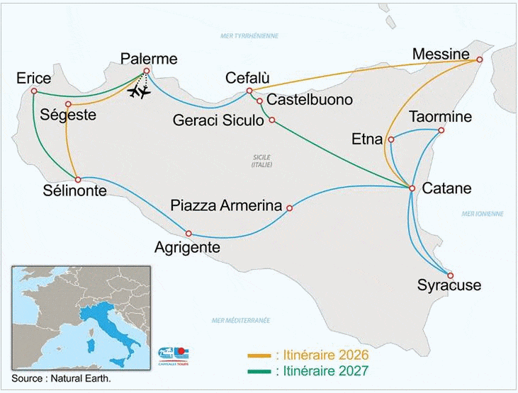Circuit L'essentiel de la Sicile palerme Sicile et Italie du Sud