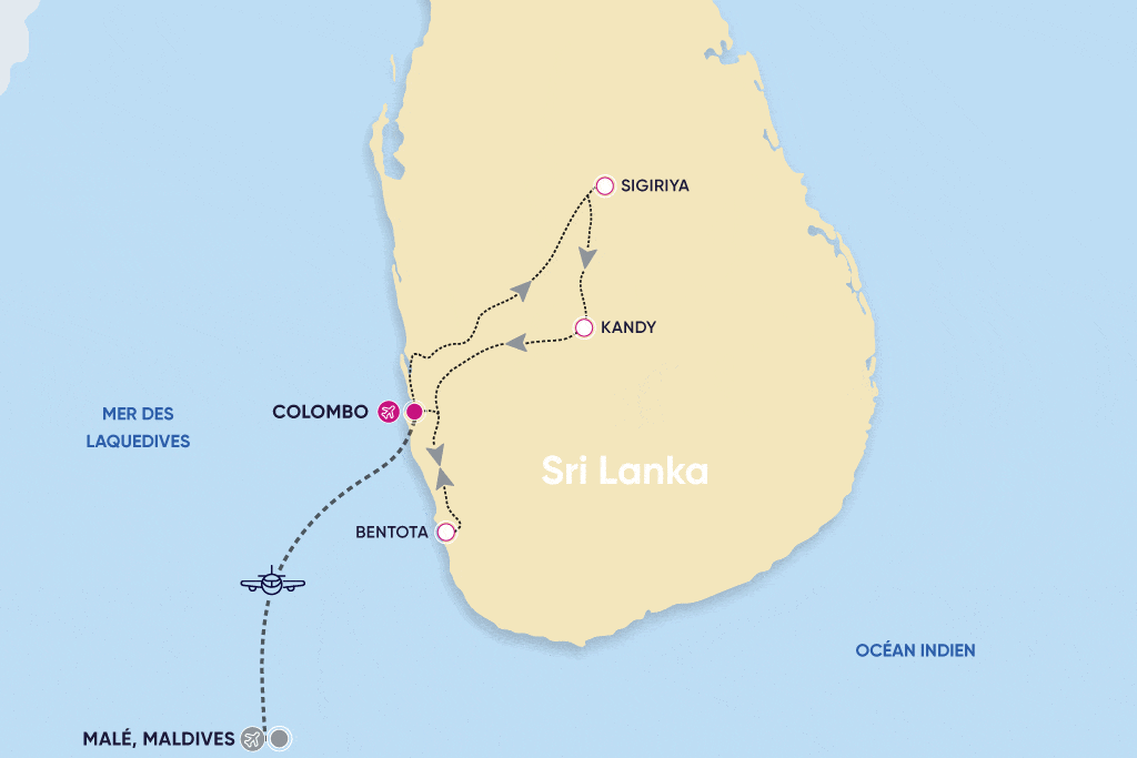 Circuit Balade Sri Lankaise en privatif 4* & dusitD2 Feydhoo Maldives by Ôvoyages colombo Sri Lanka