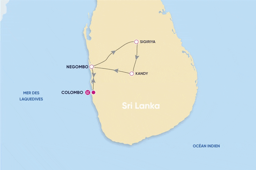 Circuit Trésors de Ceylan colombo Sri Lanka