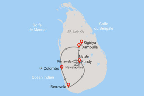 Carte itinéraire