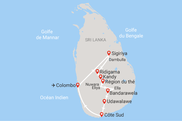 Circuit Splendeurs Insolites de Ceylan (privatif) colombo Sri Lanka