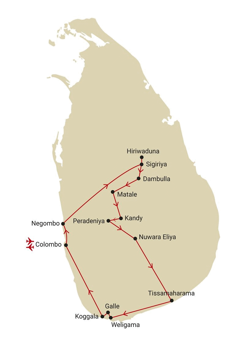 Circuit Les Incontournables du Sri Lanka colombo Sri Lanka