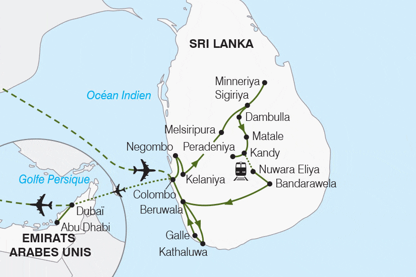 Circuit Sri Lanka et Dubaï, de l'Océan Indien au Golfe Persique colombo Sri Lanka