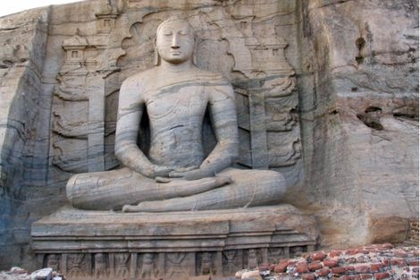 Le Temple de Gal Vihara à Polonnaruwa