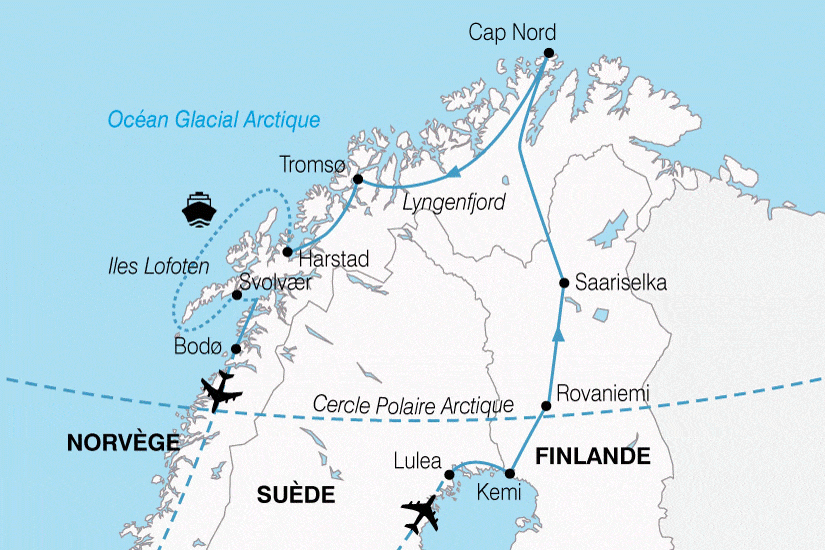 Circuit Magie de la Laponie suédoise lulea Suede