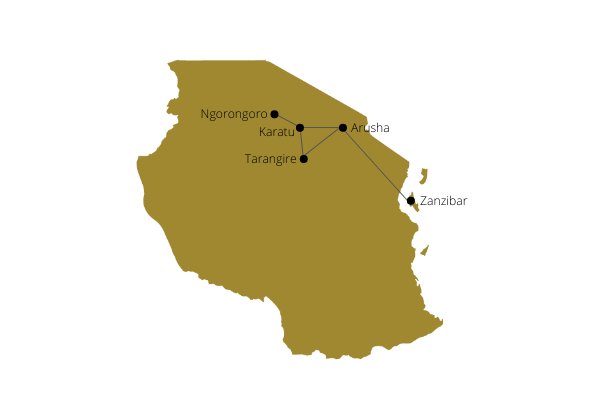 Circuit Tanzanie, Entre Faune & Lagons de Jambiani en Privatif arusha Tanzanie