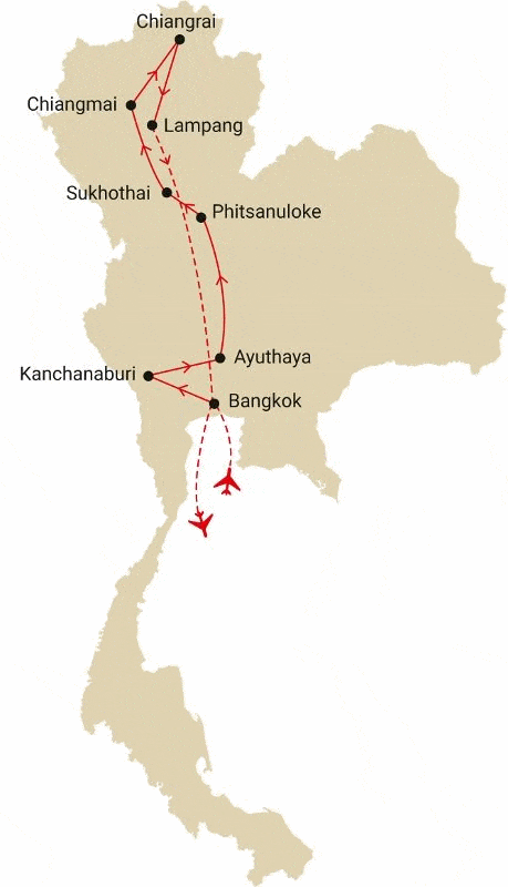 Circuit Authentique Thaïlande (Catégorie Gold) & Extension Hua Hin bangkok Thailande