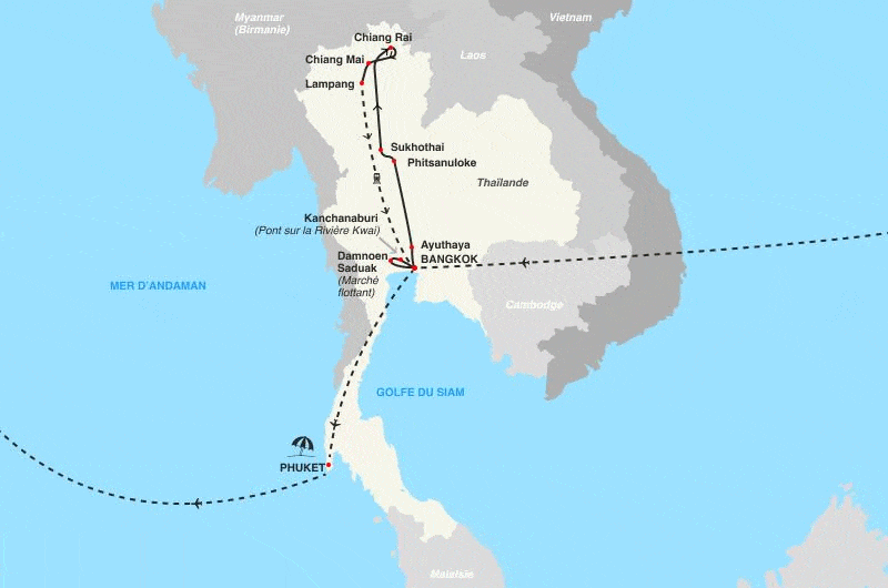 Circuit Coralia Les Perles du Siam & Détente au Beyond Resort Kata bangkok Thailande