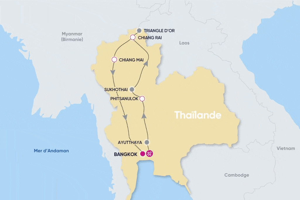 Circuit Essence de Thaïlande bangkok Thailande
