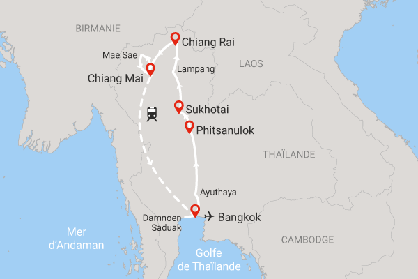 Circuit Orchidées : de Bangkok au Triangle d'Or bangkok Thailande