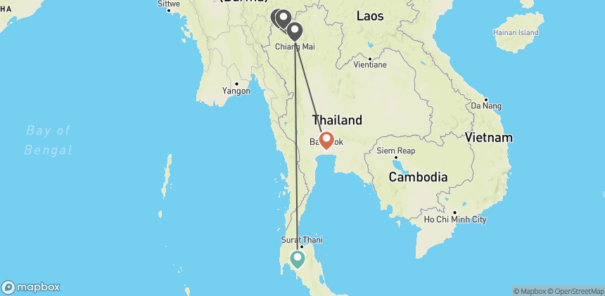 Circuit Thaïlande intime : des montagnes de Pai aux lagons de Krabi bangkok Thailande