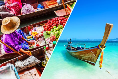 Combiné hôtels Four Wings 4* & Ôcity Xperience Sabai Sabai 4* et extension Ôclub Experience Emerald Beach Resort bangkok Thailande