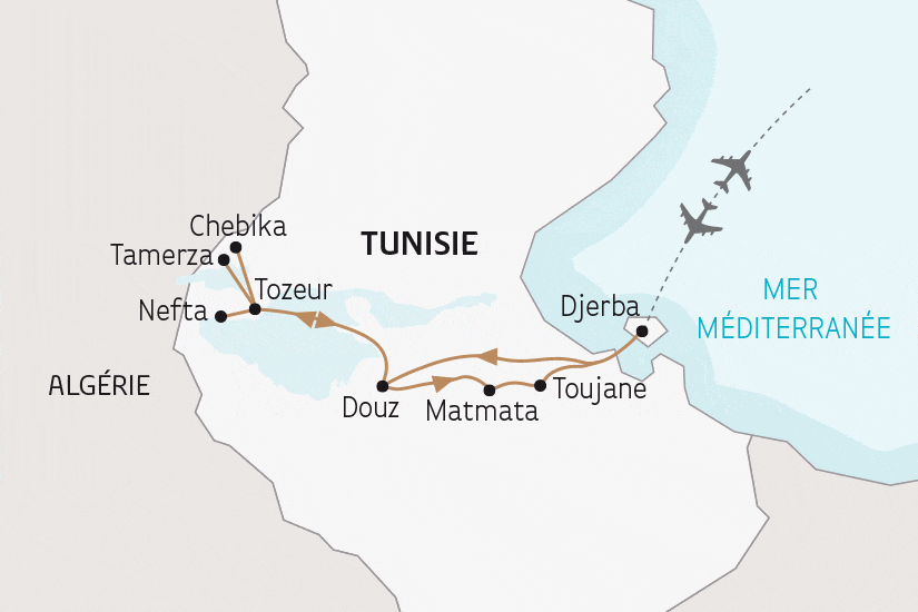 Circuit La Rose des Sables, à la découverte du grand Sud de la Tunisie djerba Tunisie