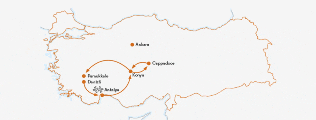 Circuit Les Richesses de l'Anatolie antalya Turquie