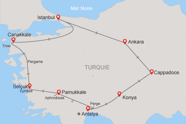 Circuit Grand Tour de Turquie 4* - Arrivée Antalya antalya Turquie