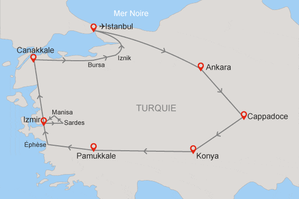 Circuit Magnifique Anatolie istanbul Turquie