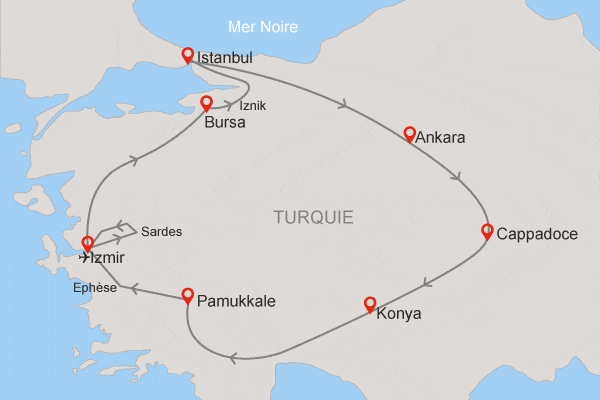 Circuit Magnifique Anatolie 5* - arrivée Izmir izmir Turquie