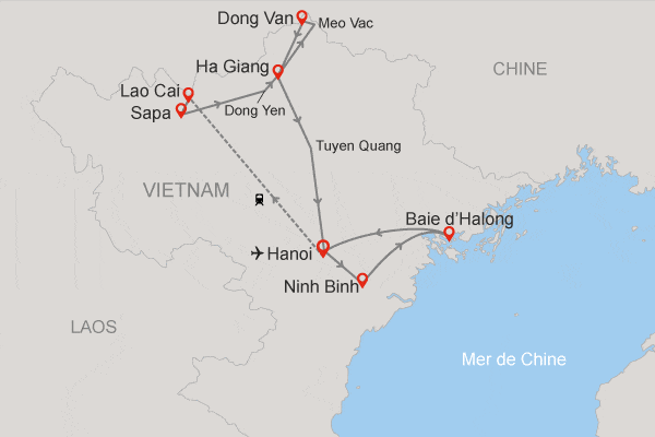 Circuit Authentique Vietnam du Nord (limité à 16 participants) hanoi Vietnam