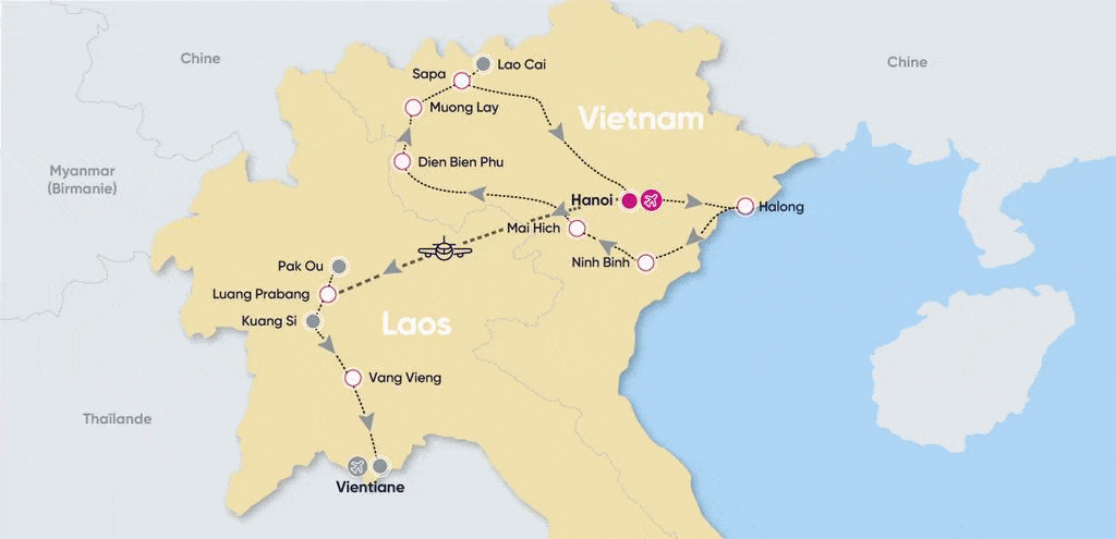 Circuit Beauté du Nord Vietnam et Laos hanoi Vietnam