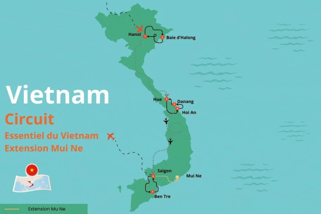 Mon Circuit Privé l'Essentiel du Vietnam et extension à Mui Ne hanoi Vietnam