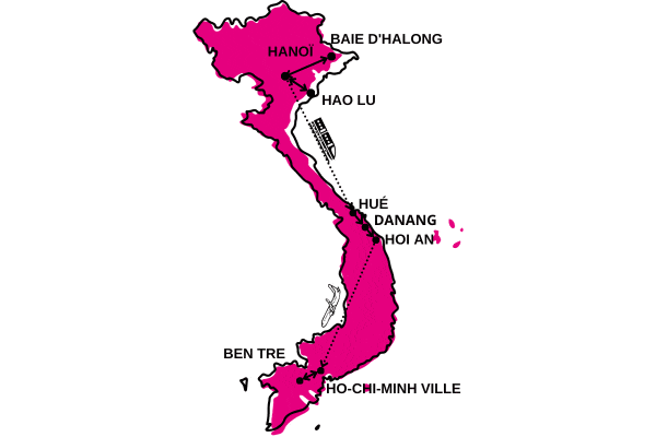 Circuit Merveilles d'Indochine en Privatif hanoi Vietnam