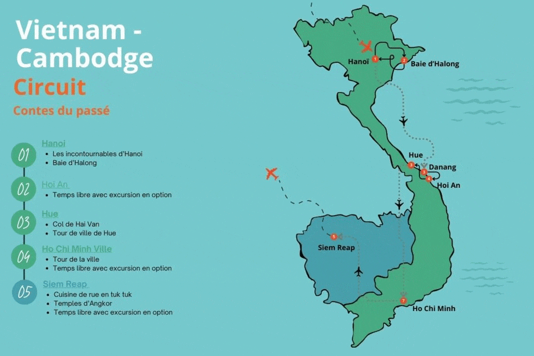 Circuit Privatif Contes du passé Vietnam & Cambodge hanoi Vietnam
