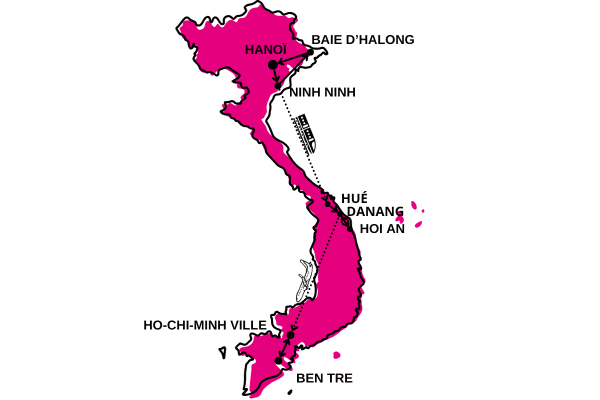 Circuit Vietnam du Nord au Sud, les incontournables en Privatif hanoi Vietnam