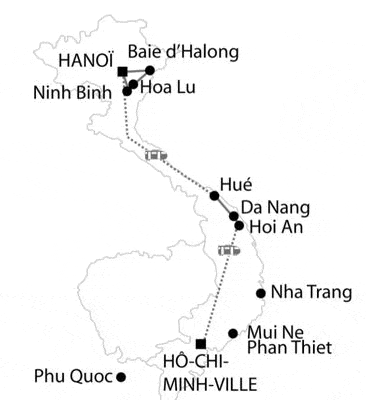 Circuit De la Baie d'Halong à Phu Quoc hanoi Vietnam