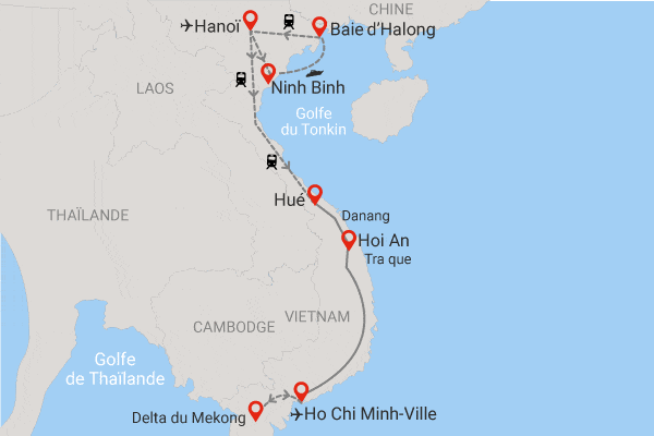 Circuit Du charme d’Hanoï aux lumières de Saïgon hanoi Vietnam