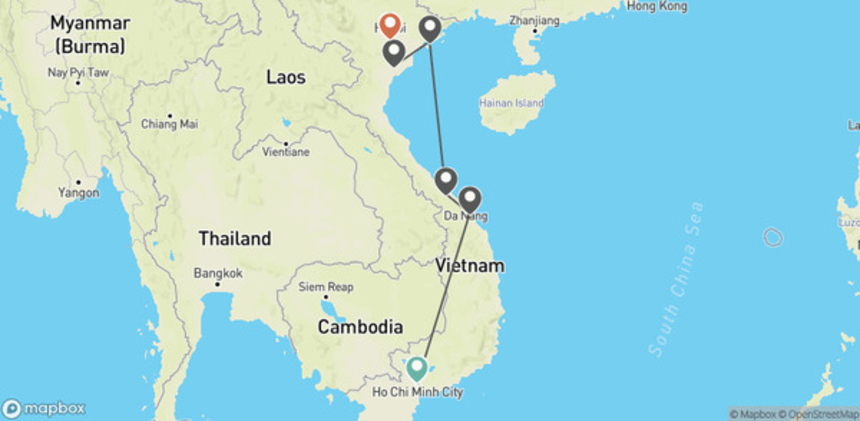 Circuit L’Écho du Mékong : De la Baie d’Halong aux Rivages du Sud hanoi Vietnam