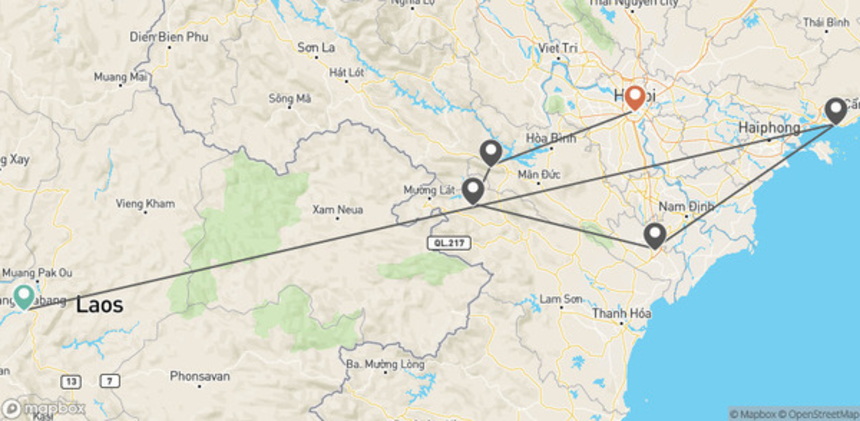 Circuit L’essence de l’Orient : de la baie d’Halong aux terres sacrées du Laos hanoi Vietnam